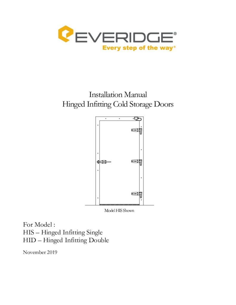 CROWNTONKA HINGED DOORS INSTALLATION MANUAL