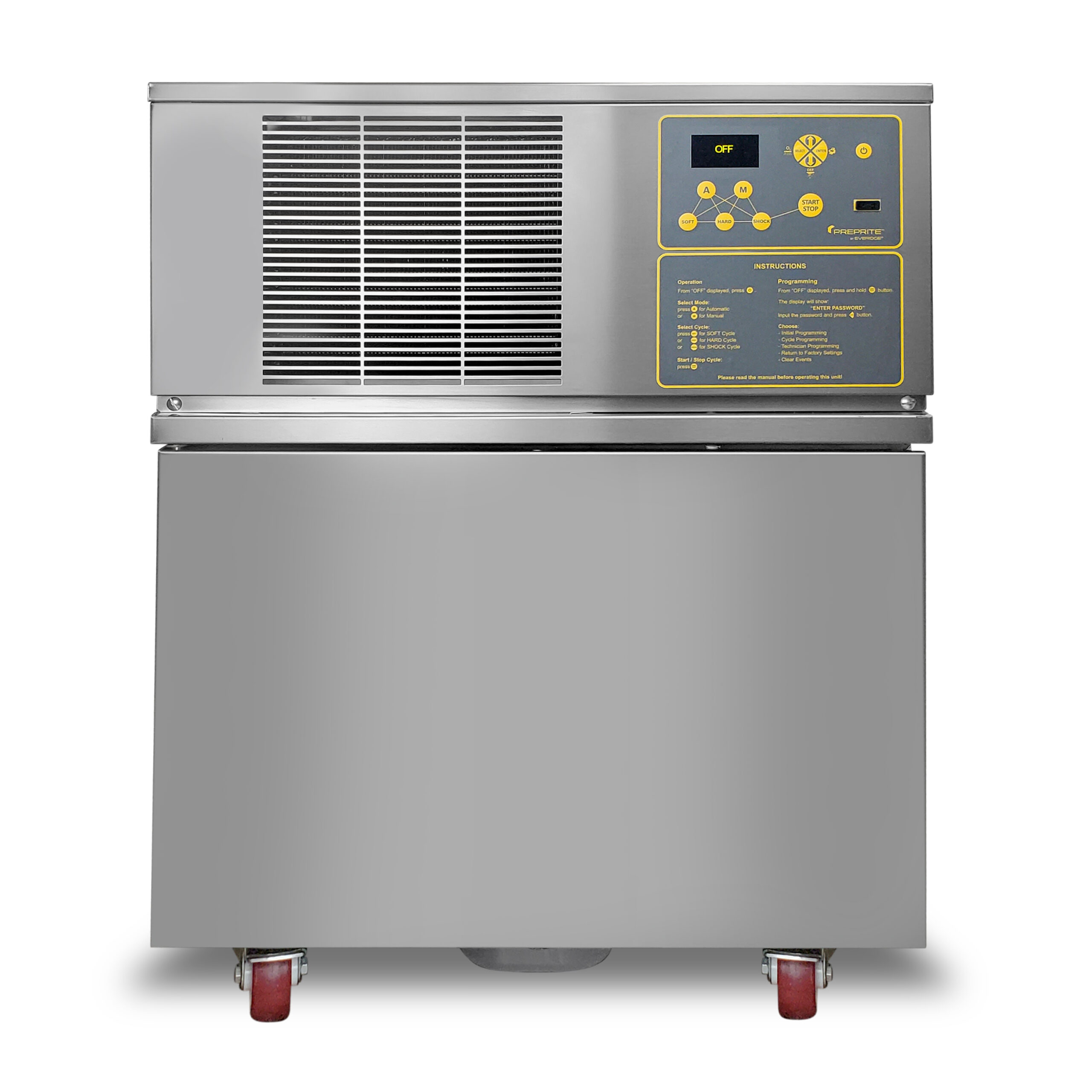 PrepRite PBF 4.0 Undercounter Blast Chiller/Freezer - 4/5 Pan - R290 Refrigerant - Stainless Steel Image