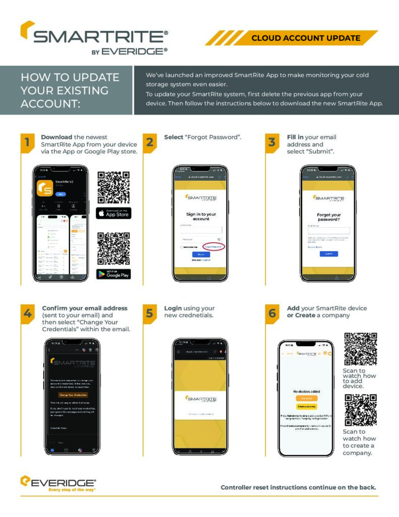 SmartRite Cloud Account Update Instructions